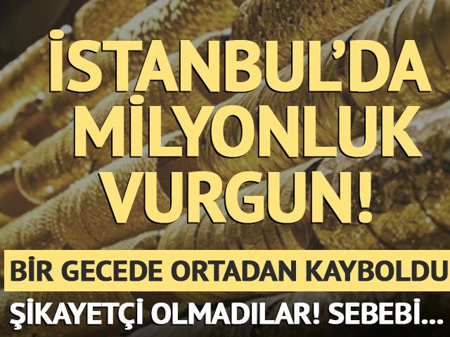 İstanbul B&uuml;y&uuml;k&ccedil;ekmece'de milyonluk vurgun: Altınlarla birden ortadan kayboldu!