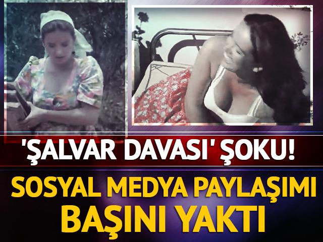 'Şalvar Davası' filminden sahneleri paylaştı! Telife takıldı