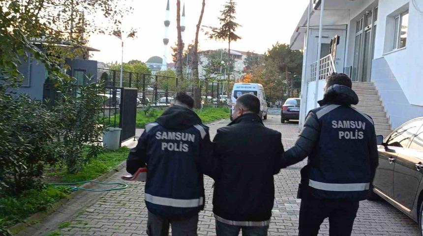 Bafra’da 15 yıl hapis cezası bulunan firari yakalandı