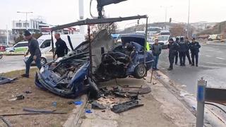 Minibüs ve otomobil çarpıştı: 1 ölü, 3 yaralı