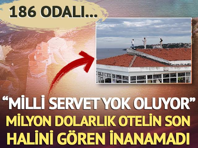 186 odalı... Beykoz'da milyon dolarlık otel tinercilerin meskeni oldu!