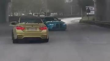 Drift pahalıya patladı, 2 araç trafikten men edildi