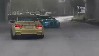 Drift pahalıya patladı, 2 araç trafikten men edildi