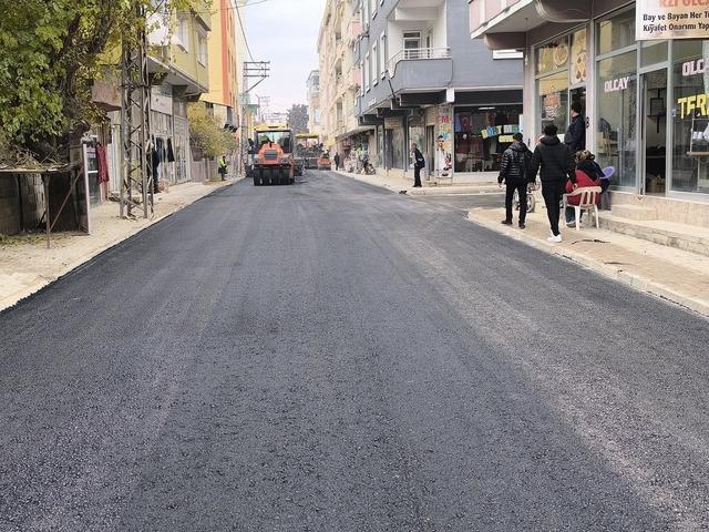 Araban'da asfalt çalışmaları aralıksız devam ediyor