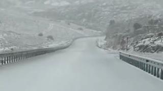 Denizli'nin yüksek kesimlerinde kar yağışı başladı