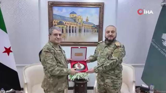 Genelkurmay Başkanı Bayraktaroğlu, Suriye Savunma Bakanı ve Genelkurmay Başkanı ile görüştü