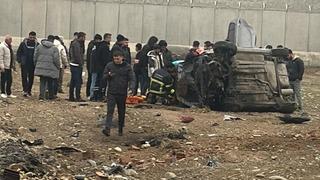 Son dakika: Batman'da otomobil takla attı: 2 yaralı