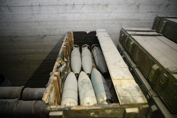 YPG/PKK'nın 12 odalı yer altı mühimmat deposu bulundu  G3