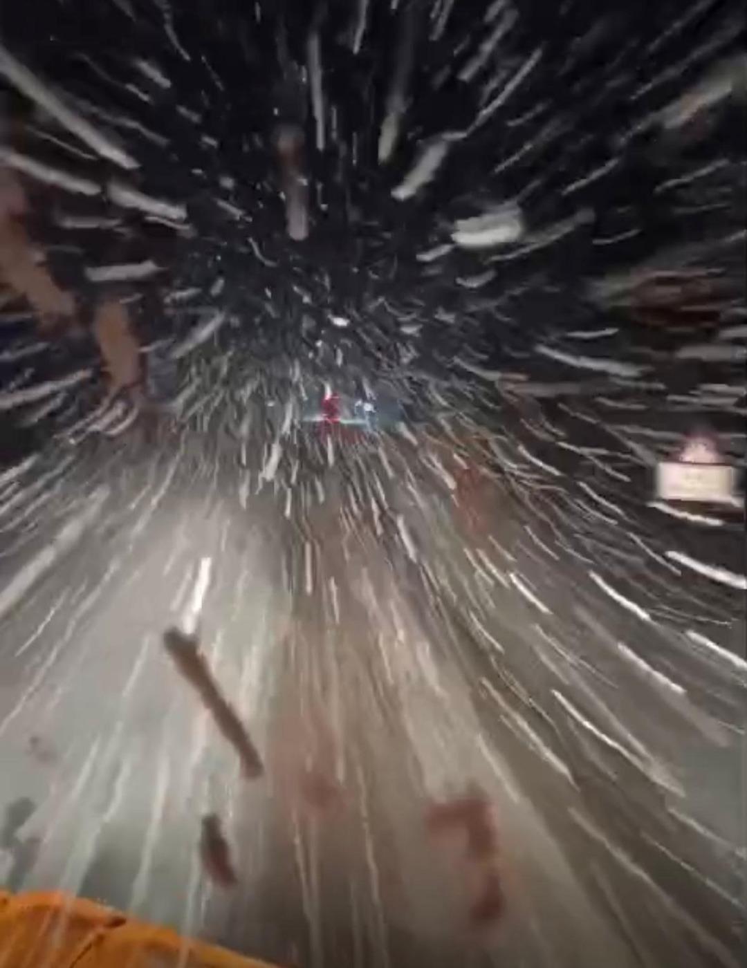 Antalya da mevsimin ilk karı yağdı! Karayolu beyaza büründü 2