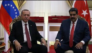Cumhurbaşkanı Erdoğan, Venezuela lideri Maduro ile görüştü