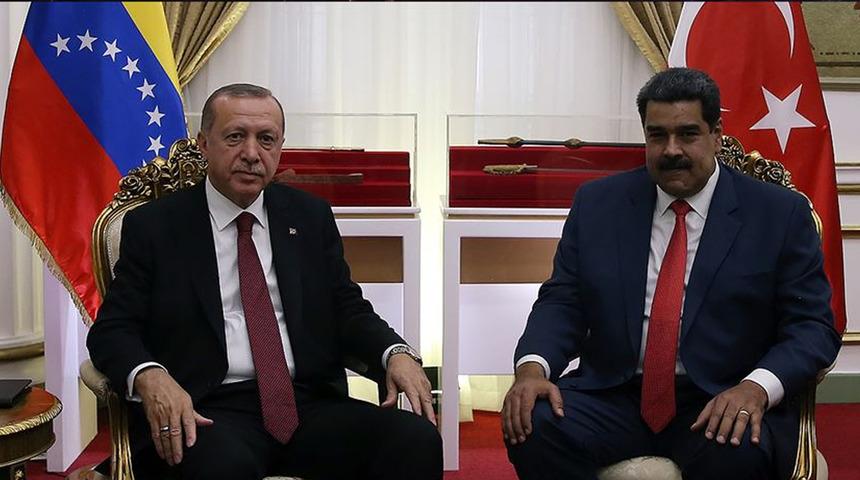 Cumhurbaşkanı Erdoğan, Venezuela lideri Maduro ile görüştü: Diyalog çağrısı yaptı