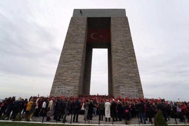 Tepebaşı büyük zaferi Çanakkale’de andı