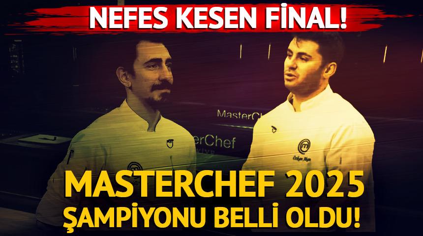 MasterChef 2025 şampiyonu Sezer Dirican oldu
