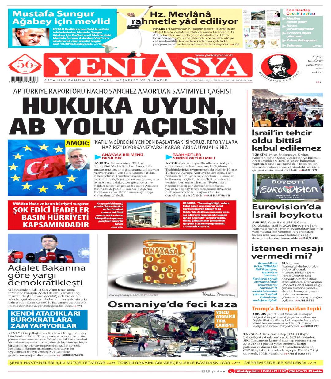 Yeni Asya gazetesi