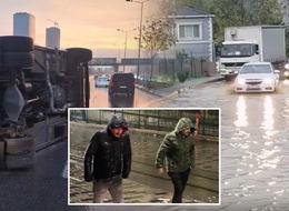 İstanbul'da bugün sokakta yürümek bile zor