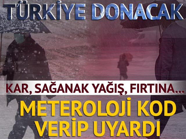 Kar, sağanak yağış ve fırtına! Meteoroloji'den İstanbul dahil 22 il için sarı kodlu uyarı