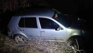 Susurluk’ta otomobil şarampole uçtu: 1 yaralı