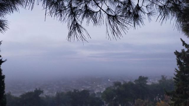 Aydın’da puslu sabah manzaraları mest etti