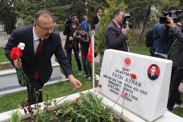 Konya’da Çanakkale Zaferi töreni