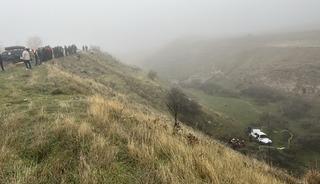 Denizli'de otomobil devrildi, sürücü hayatını kaybetti