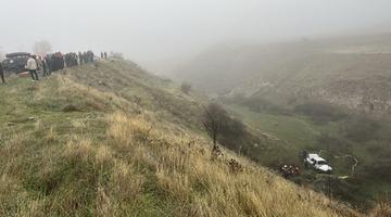 Denizli'de otomobil devrildi, sürücü hayatını kaybetti