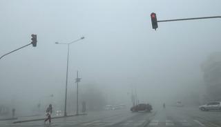 Denizli'de sis: Görüş mesafesini 30 metreye kadar düştü