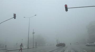 Denizli'de sis: Görüş mesafesini 30 metreye kadar düştü