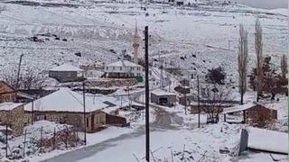 Mersin’in yüksek kesimlerinde kar yağışı etkili oldu