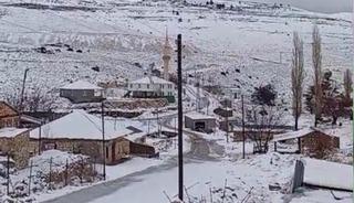 Mersin’in yüksek kesimlerinde kar yağışı etkili oldu