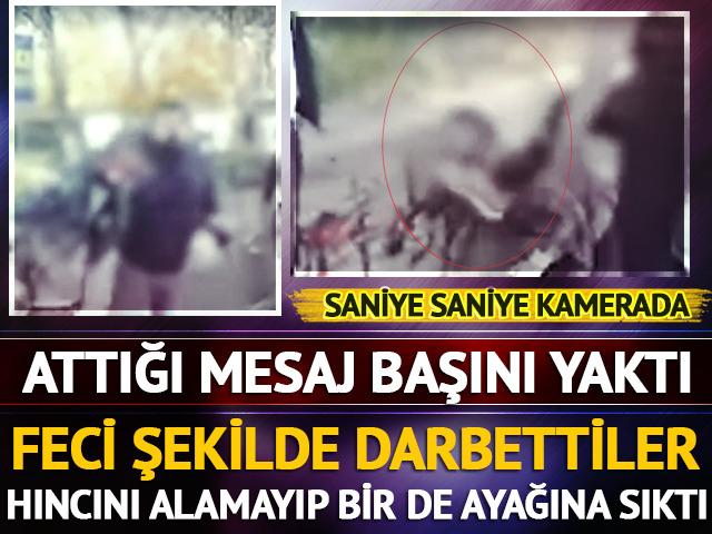 Yer: Diyarbakır! Yengesine mesaj atan kişiyi sokak ortasında darbetti