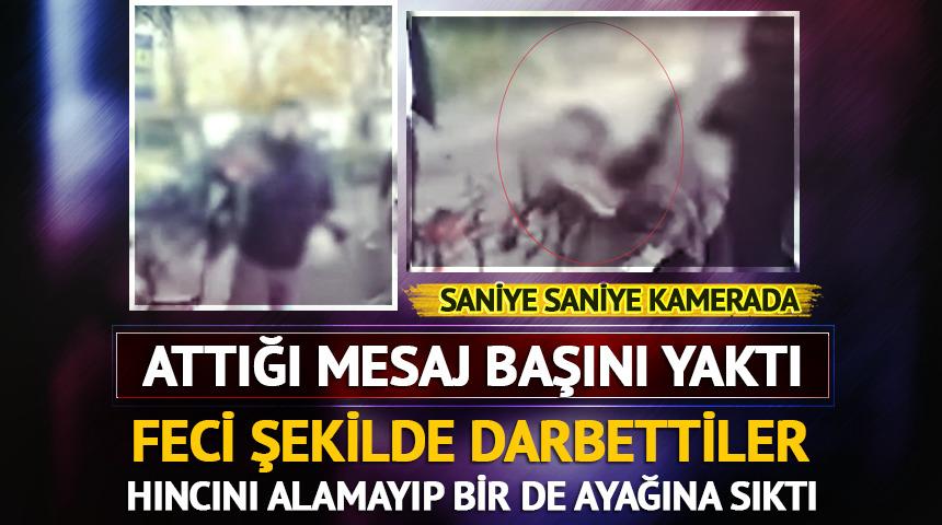 Yer: Diyarbakır! Yengesine mesaj atan kişiyi sokak ortasında darbetti