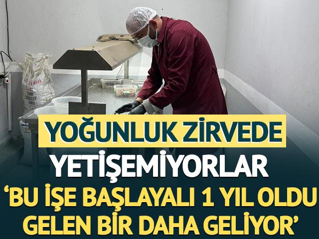 Yoğunluktan yetişemiyor 'Bu işe başlayalı 1 yıl oldu, gelen bir daha geliyor'