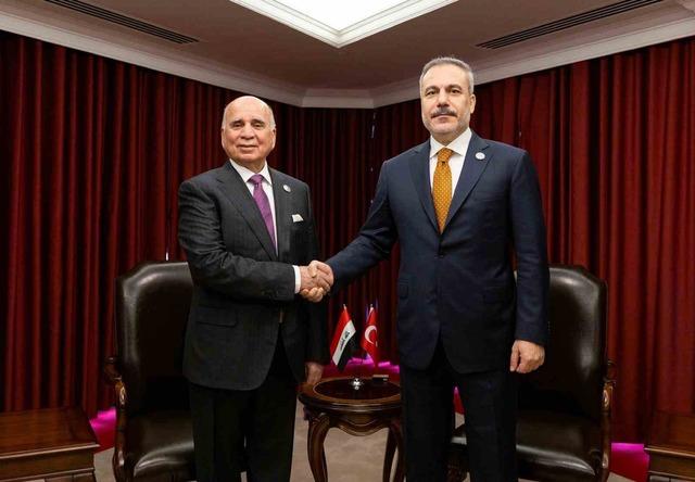 Dışişleri Bakanı Fidan, Iraklı mevkidaşı Hüseyin ile görüştü 2