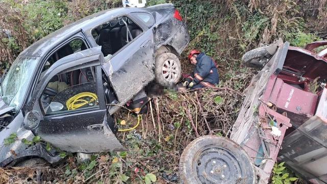 Ordu’da üç tekerlekli araç ile otomobil çarpıştı: 2 ölü, 1 yaralı 2