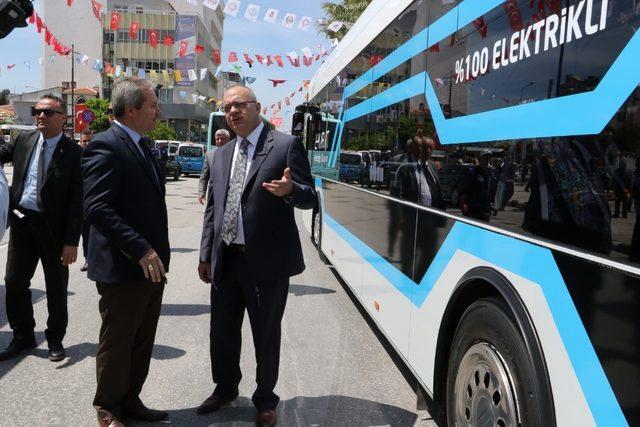 Elektrikli otobüsler Manisa’nın trafiğini rahatlatacak