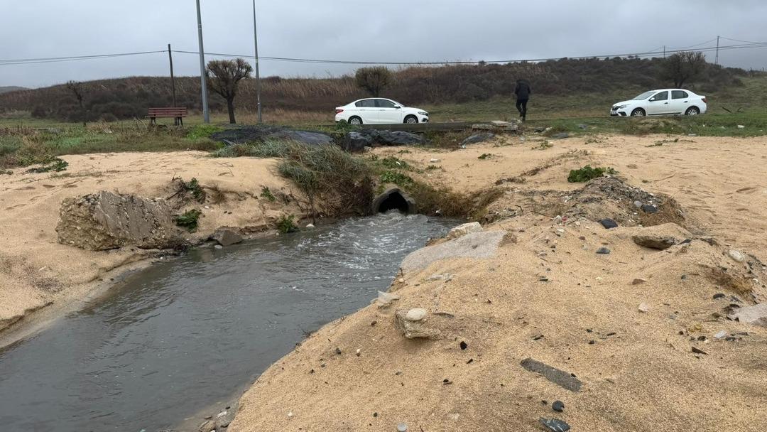 İSKİ’nin Karaburun Tesisi nde tepki çeken görüntü: Atık su denize boşaltılıyor 3
