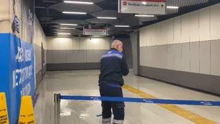 Sağanak yağış İBB’ye bağlı metroda su baskınına neden oldu