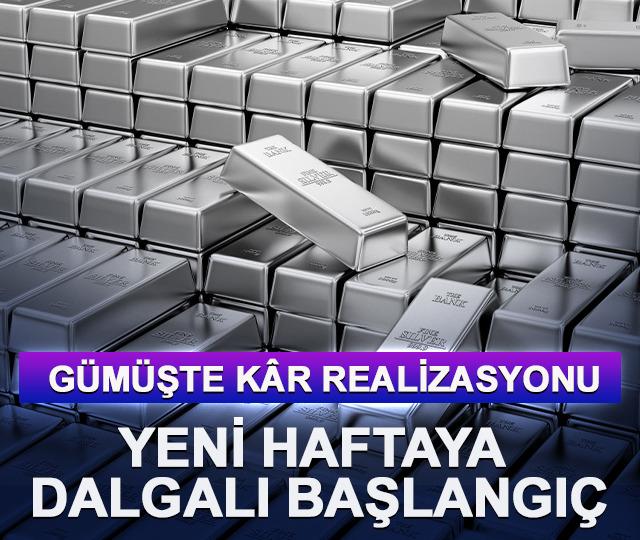 G&uuml;m&uuml;şte k&acirc;r realizasyonu: Yeni haftaya dalgalı başlangı&ccedil;