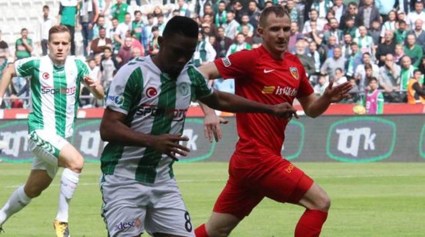 Atiker Konyaspor 2 -0 Kayserispor (Maç özeti)