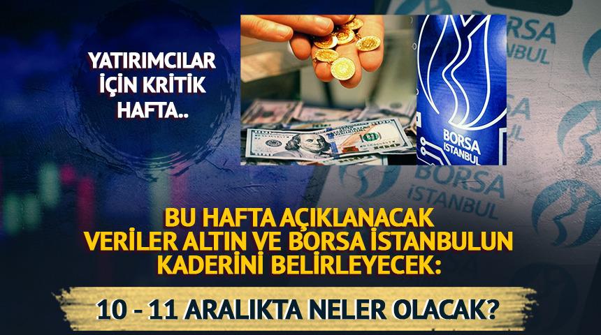 Altın ve Borsa İstanbul İçin İki Kritik Gün: 10 ve 11 Aralık’ta Neler Olacak?