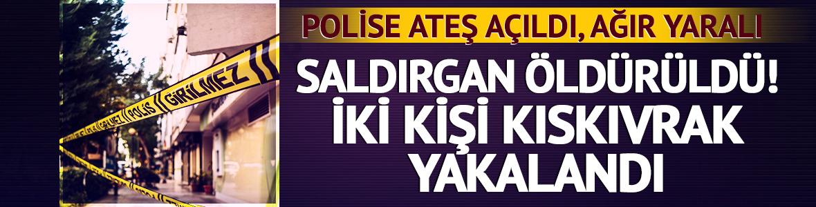 Baskın sırasında ateş a&ccedil;ıldı! Bir polis ağır yaralandı, bir kişi &ouml;ld&uuml;r&uuml;ld&uuml;