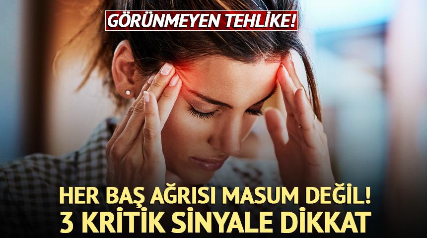 Görünmeyen tehlike: Beyin tümörlerinde 3 kritik sinyal! Her baş ağrısı masum değil