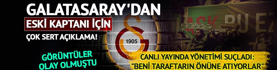 Galatasaray'dan eski kaptanı için şok suçlama! Küfür gerilimi büyüyor...
