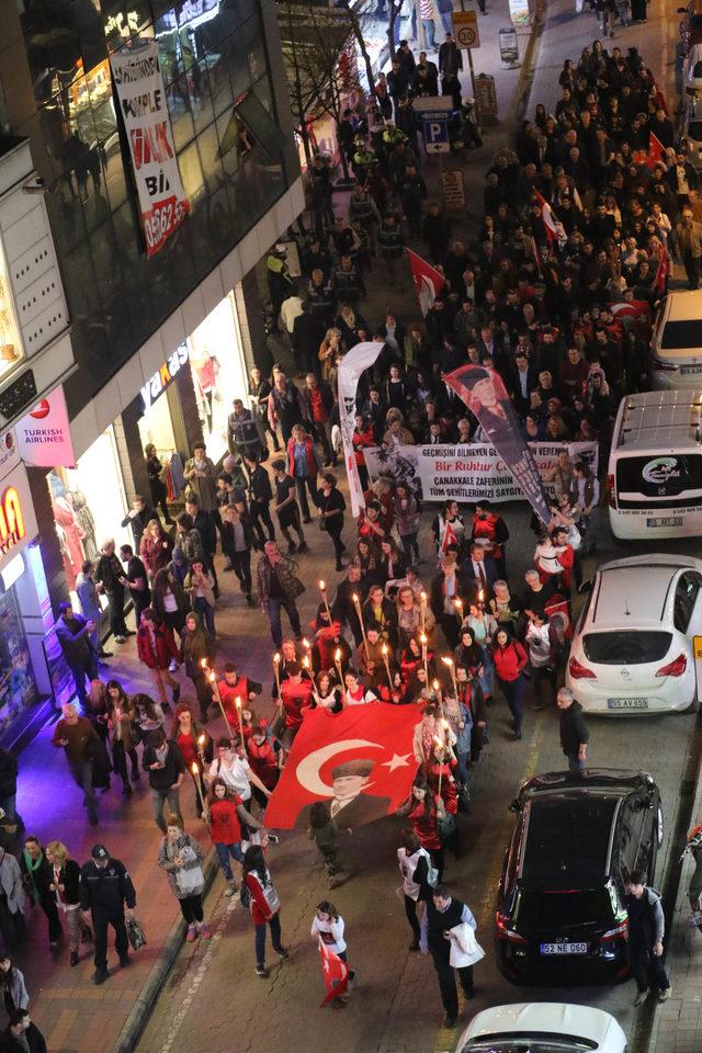 Samsun'da ADD'den fener alayı yürüyüşü