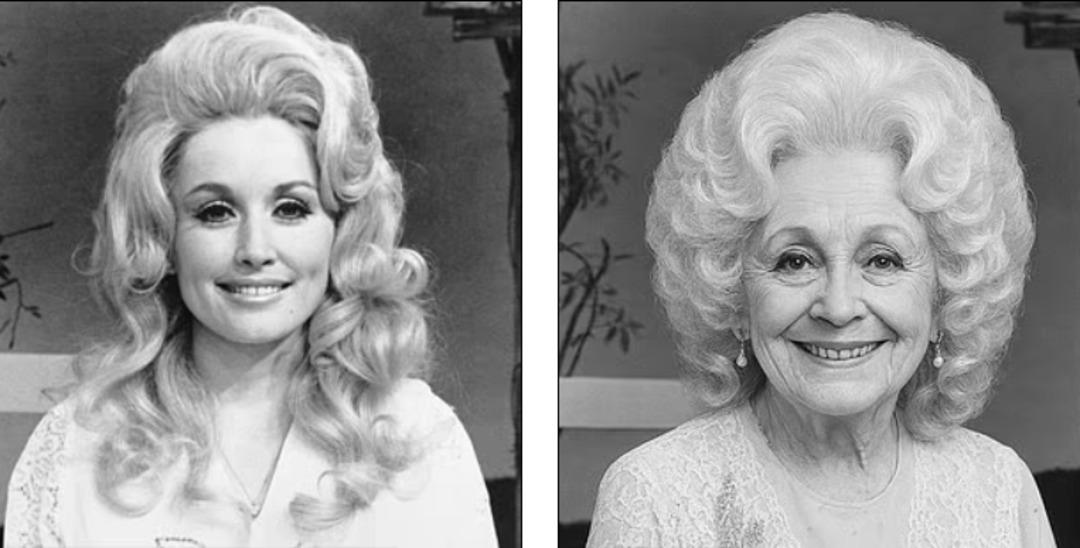 79 yaşındaki Dolly Parton yapay zekanın tasarladığı estetiksiz halini gören tanıyamadı 2