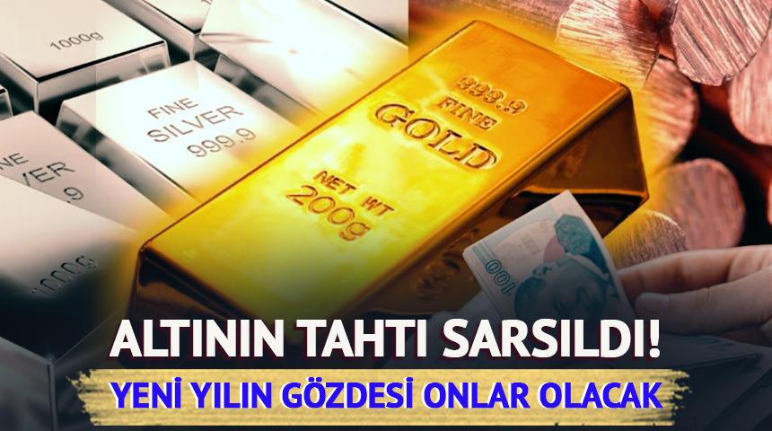 Altının tahtı sarsıldı! İki emtia yatırıcının favori listesinde