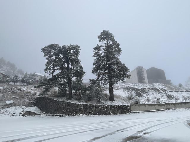 Bolu nun yüksek kesimlerinde kar yağışı etkili oldu 7