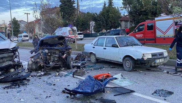 Burdur’daki feci kazanın güvenlik kamerası ortaya çıktı 2