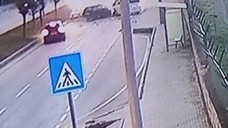 Burdur’daki feci kazanın güvenlik kamerası ortaya çıktı