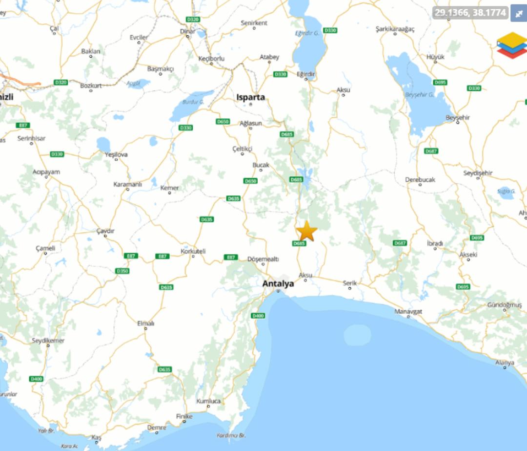 Son dakika deprem: Bu seferki daha büyük! Antalya da saatler sonra bir deprem daha 2